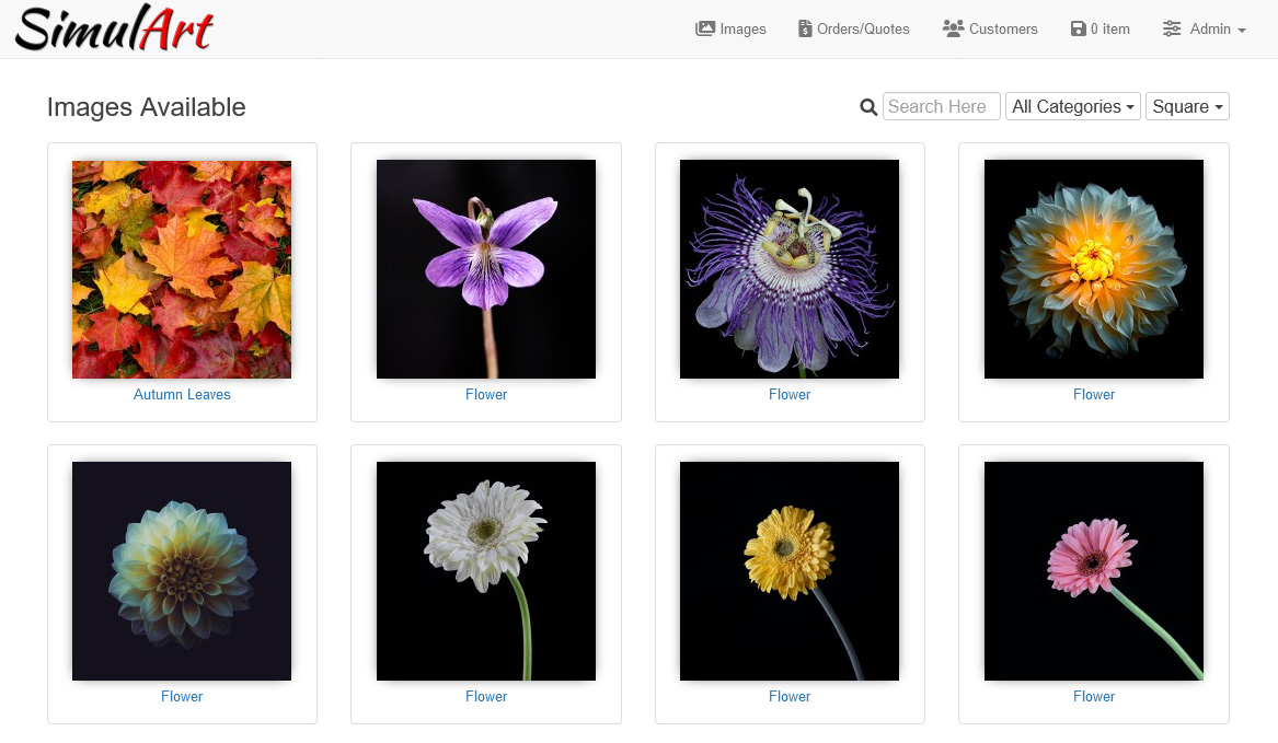 Create Image Galleries