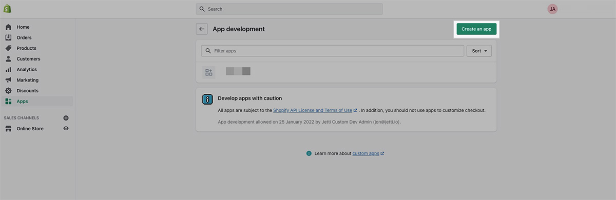 Shopify Screenshot 2