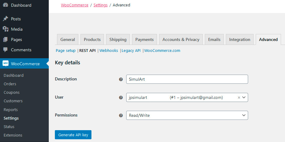 WooCommerce Screenshot 1