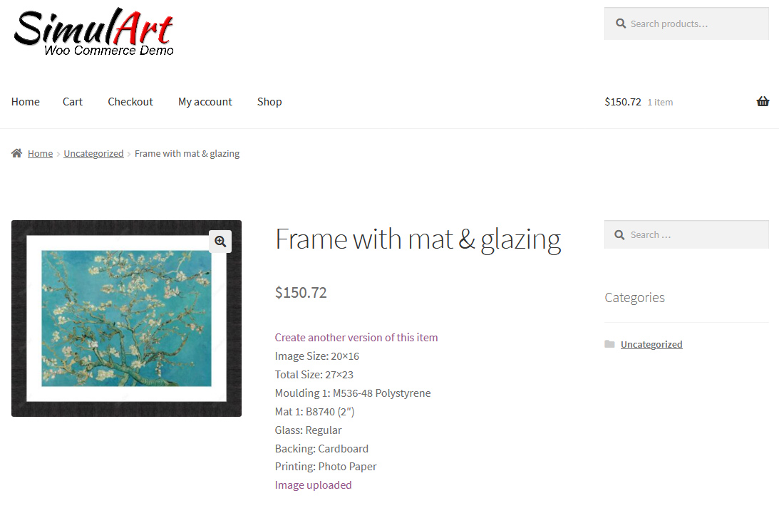 Picture Framing Software Screenshot